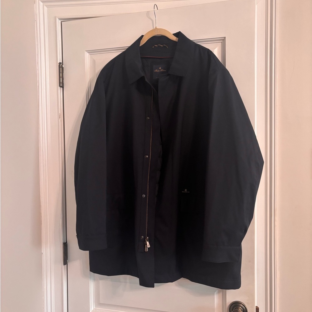 Brooks Brothers Black Insulated Coat Classic Style